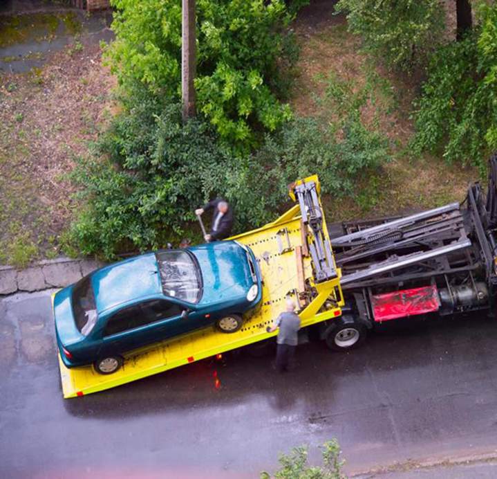 Enlèvement épave Le Mans